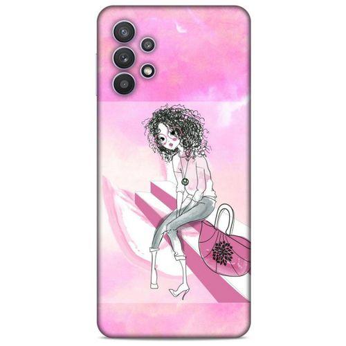 Lopard Samsung Galaxy A32 Uyumlu Kılıf Sokak Modası (85) Fit Design Kılıf