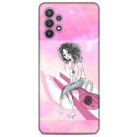 Lopard Samsung Galaxy A32 Uyumlu Kılıf Sokak Modası (85) Fit Design Kılıf