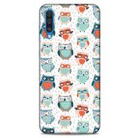 Baykuşlar (16) Desenli Silikon Kapak Telefon Kabı Samsung Galaxy A30s Kılıf