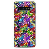 Graffitix (25) Desenli Silikon Kapak Samsung Galaxy S10 Kılıf