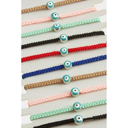 Nazar Makrome Örgülü Bileklik