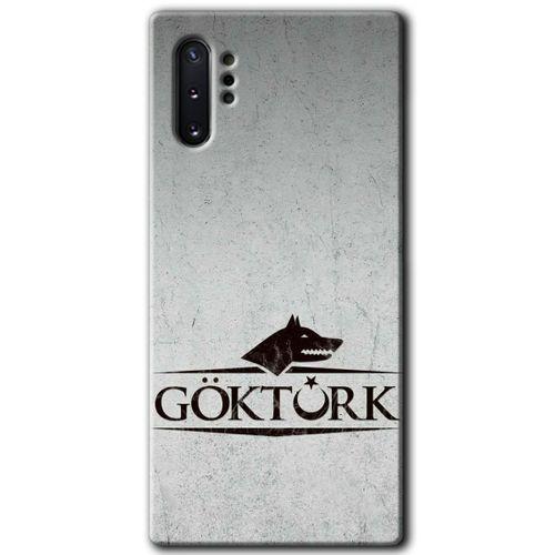 Samsung Galaxy Note 10 Plus Kılıf HD Desen Baskılı Arka Kapak + Temperli Cam - Göktürk
