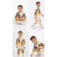 2-5 Yaş Fare Baskılı Penye Çocuk Takımı