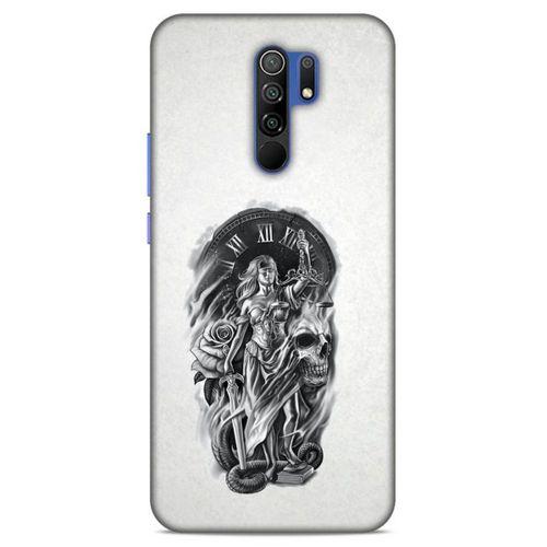 Lopard Xiaomi Redmi 9 Uyumlu Kılıf Tattoo's (44) Tough Armor Kılıf Terazi