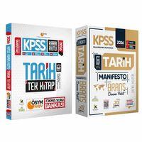 2026 KPSS Ön Lisans Tarihin Kara Kutusu Tek Kitap ve Manifesto Çözümlü Branş Deneme 2li Seti