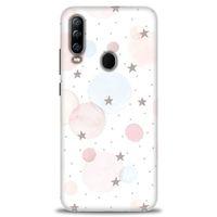General Mobile GM 20 Pro Kılıf HD Baskılı Kılıf - Yıldız Puantiye + Tam Ekran Koruyucu
