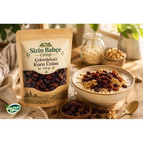Sizin Bahçe Çiftliği Çekirdeksiz Kuru Üzüm 250 gr.