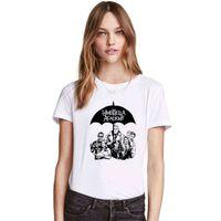 The Umbrella Academy Umbrella Coffee Kadın Beyaz Tshirt