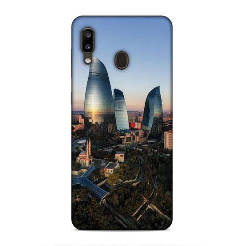 Samsung Galaxy A20 Uyumlu Kılıf Azarbaijan (32) Soft Silikon Kılıf Azerbaycan Kuleleri