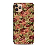 Apple Iphone 11 Pro Kılıf Kelebek Etkisi (39) Liquid Crystal Kılıf Turuncu Yeşil