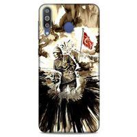 Samsung Galaxy M30 Kılıf Atatürk (46) Core Armor Kılıf Karışık