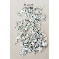 Oya Abiye Bileklik Kolye Pleksi Metalik Plastik Pul Gümüş Renk 24 gram 390 adet - BNC574