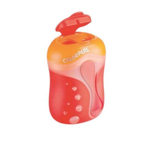 MAPED COLOR PEPS ÇİFT DELİKLİ ÇİFT RENKLİ KALEMTRAŞ ( Kırmızı/Turuncu )