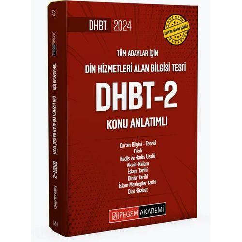 2024 Din Hizmetleri Alan Bilgisi Testi DHBT 2 Konu Anlatımlı Pegem Yayınları