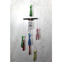 Ahşap Zürafali Rüzgar Çani Sayang:3