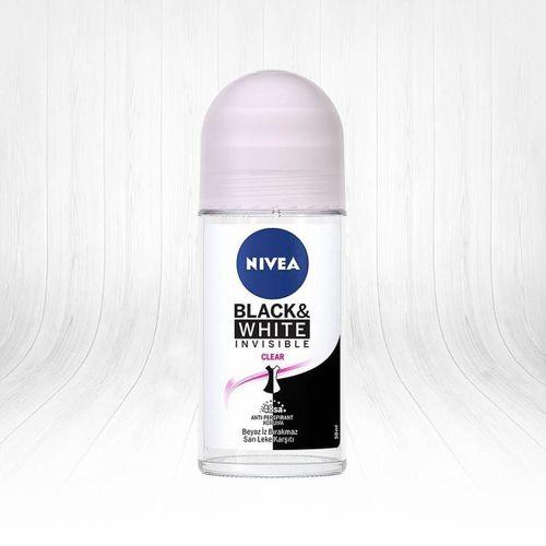 Nivea Invisible Black&White Clear Kadın Roll-On Deodorant 50 ML