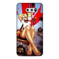 LG K40S Uyumlu Kılıf Harley Quinn (37) Silicone Cover Lavanta gül