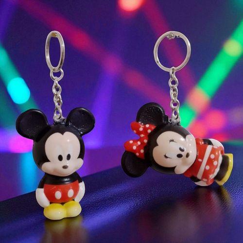 2 ADET MİNİ MİNNİE MOUSE MİCKEY MOUSE SUKUŞİ ANAHTARLIK DUYUSAL OYUNCAK MİCKEY MOUSE OYUNCAKLARI