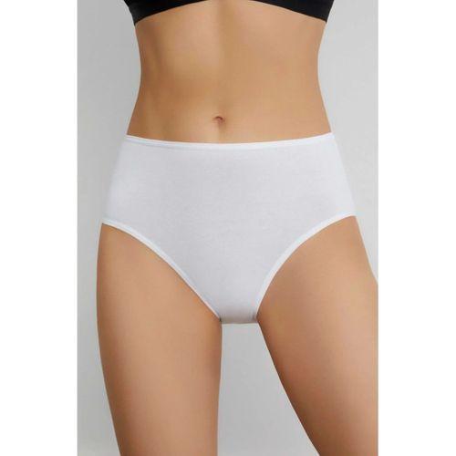 Kadın 3'lü Bato Yüksek Bel Beyaz Siyah Ten Slip Külot-700