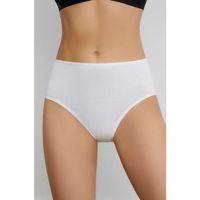 Kadın 3'lü Bato Yüksek Bel Beyaz Siyah Ten Slip Külot-700