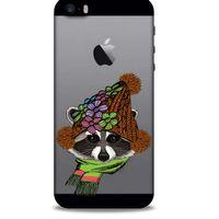 Zoologix (40) Apple Iphone 5 Şeffaf Kılıf Silikon Desenli