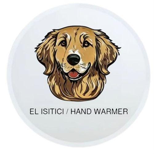 Sıa Kahverengi Köpek Cep Sobası,El Isıtıcı,Sıcak Su Torbası Pvc  10X9,5Cm