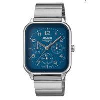 Casio MTP-M306D-2AVDF Quartz Çelik Gri Lacivert Kadran 34 mm Erkek Kol Saati