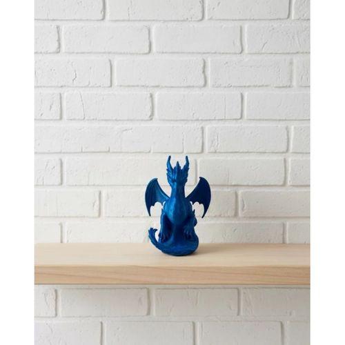 12 Cm Mavi Ejderha Figürü Koleksiyonluk Dekoratif Biblo