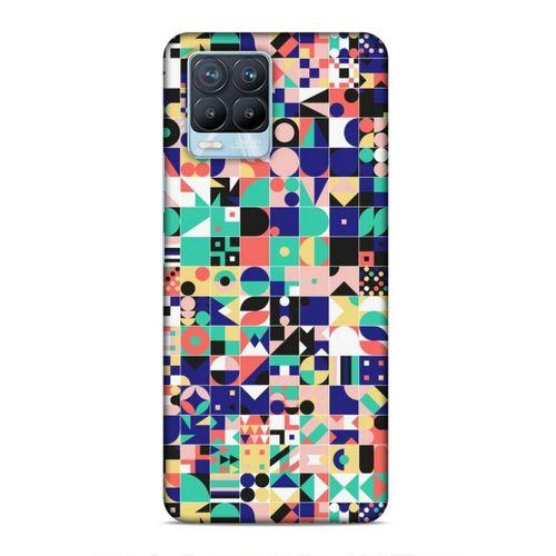 Realme 8 Pro Uyumlu Kılıf Insomnia (40) Fit Silikon Kılıf Minik Kareler