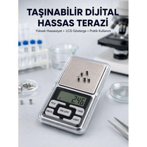 Hassas Tartım İçin Dijital Cep Terazisi Sayma Modlu Yeni Nesil