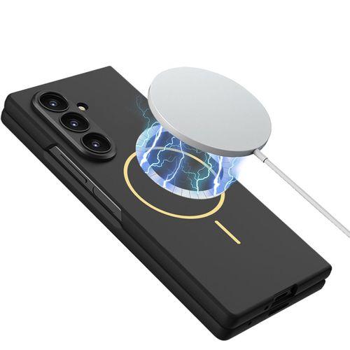 Galaxy Z Fold 7 Kılıf Wireless Şarj Özellikli Zore Kıpta M-safe Kapak