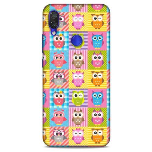 Baykuşlar (35) Desenli Silikon Kapak Telefon Kabı Xiaomi Redmi Note 7 Kılıf