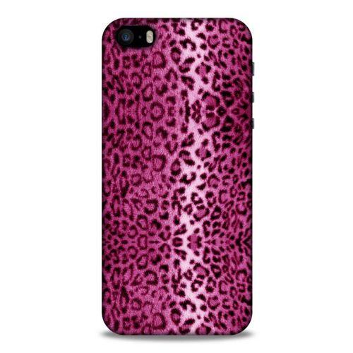 Leopar Pembe Apple Iphone 5 Kılıf