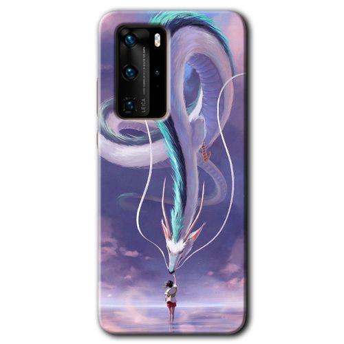 Huawei P40 Pro Kılıf HD Desen Baskılı Arka Kapak - Dragon Snake + Kırılmaz Cam