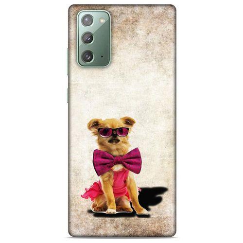 Samsung Galaxy Note 20 Kılıf Köpek Kıyafetleri (14) Lansman Kılıf Chihuahua Papyon