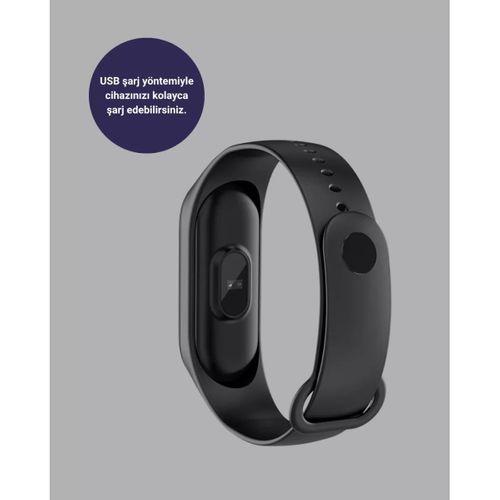 Akıllı Bileklik 0.96 İnç Ekran Kalp Atışlı Kan Basınçlı Ip67 Suya Dayanıklı