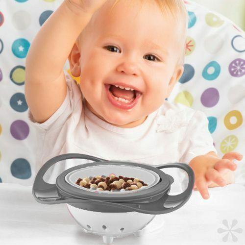 Babyjem BabyJem Dökülmeyen Tabak 350 Gri