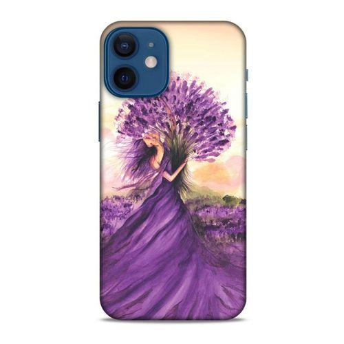 Y.Liva-2021 Özel Seri Lavanta Apple iPhone 12 Mini Kılıf Silikon Kapak