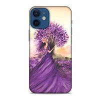 Y.Liva-2021 Özel Seri Lavanta Apple iPhone 12 Mini Kılıf Silikon Kapak