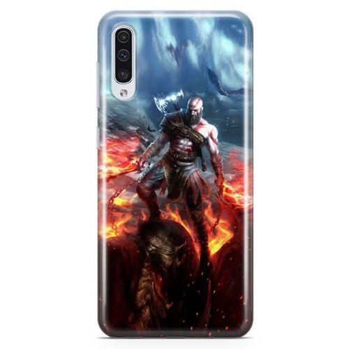 Samsung Galaxy A70s Kılıf God Of War Arka Kapak Koruma Desenli Full Koruyucu