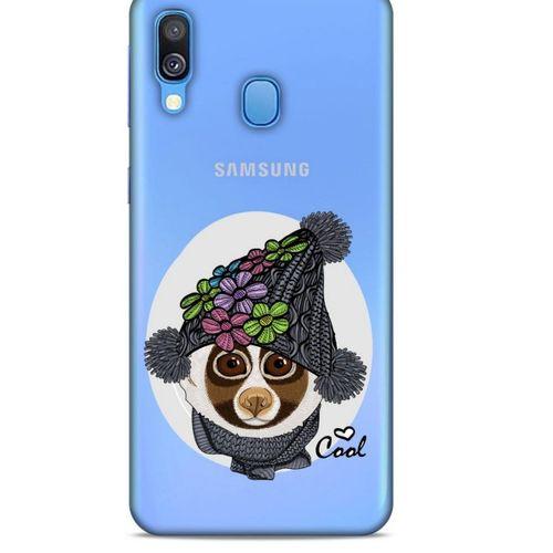 Zoologix (42) Samsung Galaxy A40 Şeffaf Kılıf Silikon Desenli