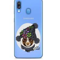 Zoologix (42) Samsung Galaxy A40 Şeffaf Kılıf Silikon Desenli