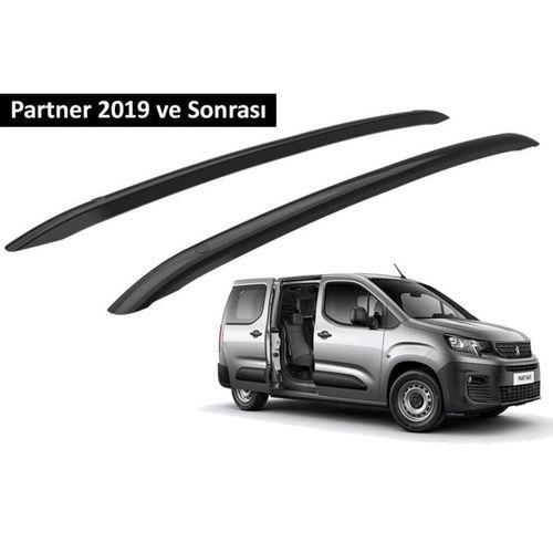 Peugeot Partner 2019 ve Sonrası Orjinal Tip OEM Tavan Çıtası (Siyah Renk)