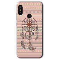 Xiaomi Mi A2 Lite Kılıf HD Desen Baskılı Arka Kapak - Mandala Retro + Kırılmaz Cam