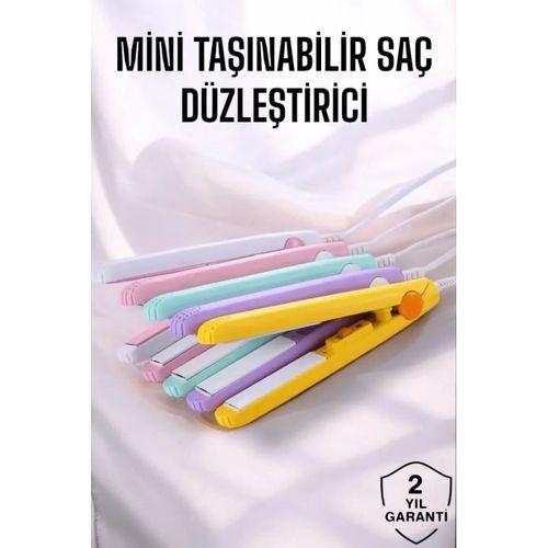 180°c Isı Ve Uzun Süre Kalıcı Düzlük Sağlayan Mini Saç Düzleştirici