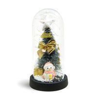 Yılbaşı Temalı Işıklı Dekoratif Cam Fanus - Model 7