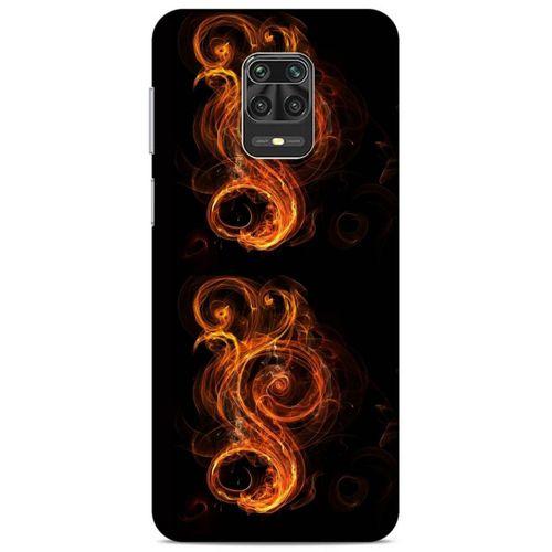 Lopard Xiaomi Redmi Note 9S Uyumlu Kılıf FireX (23) Ultra Koruma Kılıfı Ateşten Simge