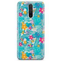 Xiaomi Redmi K30 Kılıf Hawai Palmiye Arka Kapak Koruma Desenli Full Koruyucu