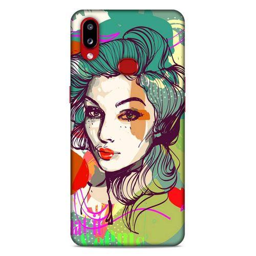 Lopard Samsung Galaxy A10s Uyumlu Kılıf Sürreal Yüzler ♀ (26) Tpu Silikon Kılıf Desenli