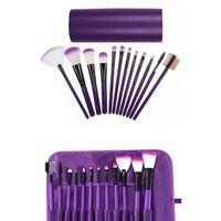 12 Parça Makyaj Fırçası Yumuşak Kıllı Profesyonel Fırça Seti Yüksek Kaliteli Pürüzsüz